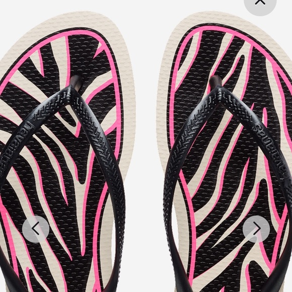 NWT Havaianas Slim Animal Sandals🩴 👙 🦓 - Picture 2 of 6